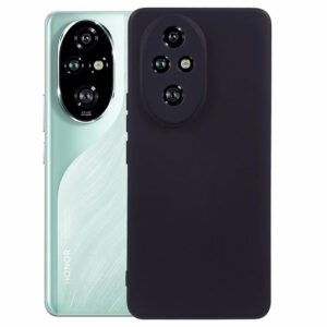 HONOR 200 PRO 5G Black Silicon Case - Image 1