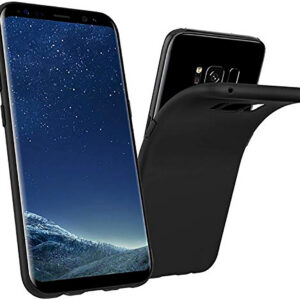 SAMSUNG GALAXY S8 PLUS Black Silicon Case - Image 1