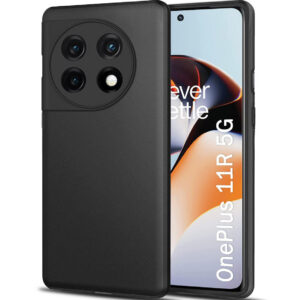 ONEPLUS 11R 5G Black Silicon Case - Image 1