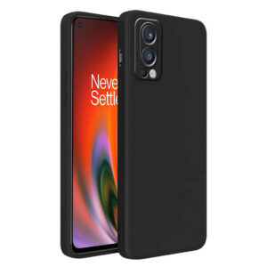 ONEPLUS NORD 2 5G Black Silicon Case - Image 1