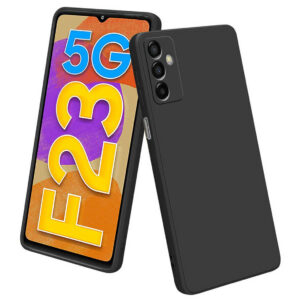 SAMSUNG GALAXY F23 5G Black Silicon Case - Image 1