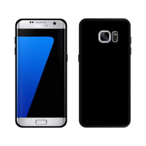 SAMSUNG GALAXY S7 EDGE Black Silicon Case - Image 1