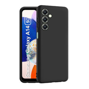 SAMSUNG GALAXY A14 5G Black Silicon Case - Image 1