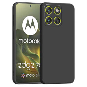 MOTOROLA EDGE 70 5G Black Silicon Case - Image 1