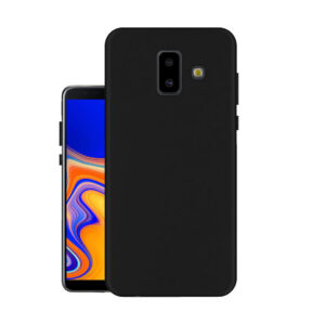 SAMSUNG GALAXY J6 PLUS Black Silicon Case - Image 1