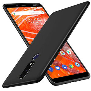 NOKIA 4.2 Black Silicon Case - Image 1