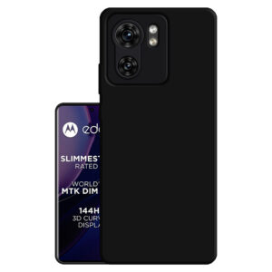 MOTOROLA EDGE 40 5G Black Silicon Case - Image 1