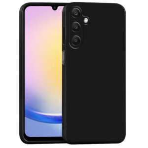 SAMSUNG GALAXY A25 5G Black Silicon Case - Image 1