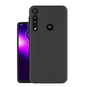 MOTOROLA ONE MACRO Black Silicon Case - Image 1