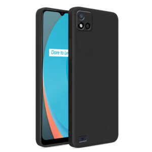 REALME C11 (2021) Black Silicon Case - Image 1