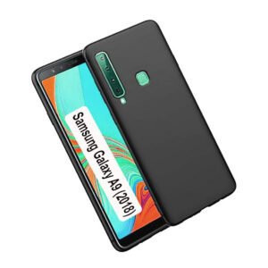 SAMSUNG GALAXY A9 (2018) Black Silicon Case - Image 1