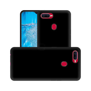 OPPO F9 PRO Black Silicon Case - Image 1