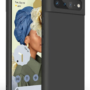 GOOGLE PIXEL 6 5G Black Silicon Case - Image 1