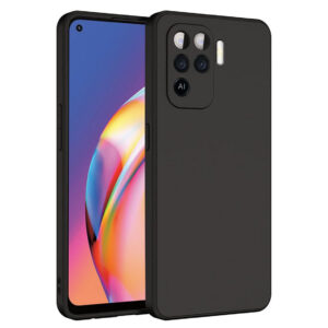 OPPO A94 4G Black Silicon Case - Image 1