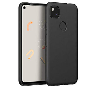GOOGLE PIXEL 4A Black Silicon Case - Image 1