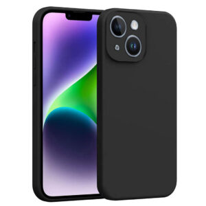 APPLE IPHONE 14 PLUS Black Silicon Case - Image 1