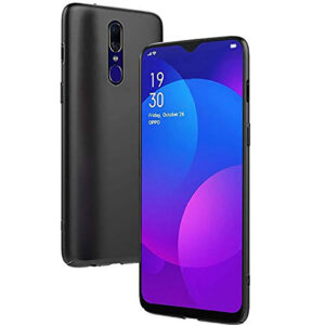 OPPO F11 Black Silicon Case - Image 1