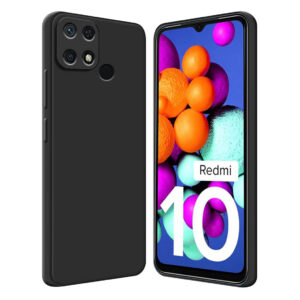 XIAOMI REDMI 10C Black Silicon Case - Image 1