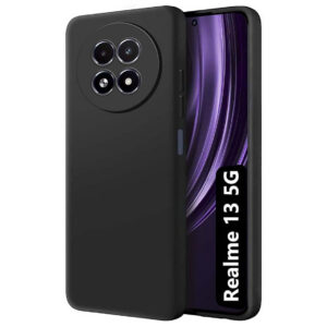 REALME 13 5G Black Silicon Case - Image 1