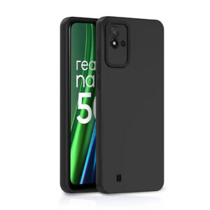 REALME NARZO 50I Black Silicon Case - Image 1