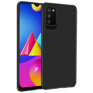 SAMSUNG GALAXY M02S, SAMSUNG GALAXY F02S, SAMSUNG GALAXY A02S Black Silicon Case - Image 1