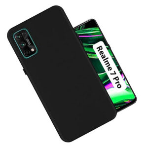 REALME 7 PRO Black Silicon Case - Image 1
