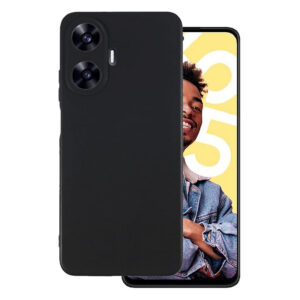REALME C55 4G Black Silicon Case - Image 1