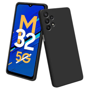 SAMSUNG GALAXY M32 5G, SAMSUNG GALAXY A32 5G Black Silicon Case - Image 1