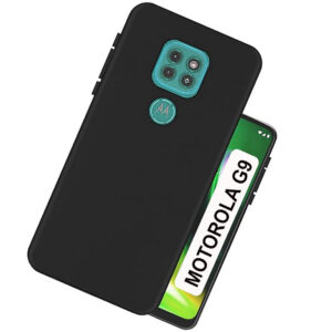 MOTOROLA G9 Black Silicon Case - Image 1