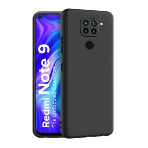 XIAOMI REDMI NOTE 9 Black Silicon Case - Image 1