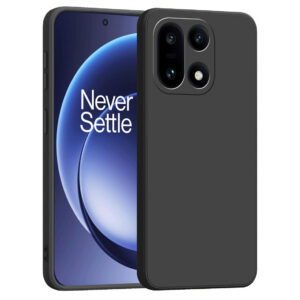 ONEPLUS 15 5G Black Silicon Case - Image 1