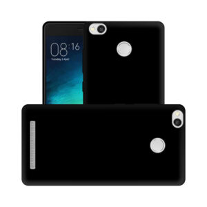 XIAOMI REDMI 3S PRIME Black Silicon Case - Image 1