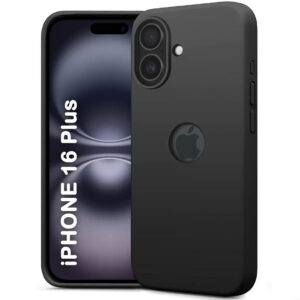 APPLE IPHONE 16 PLUS Black Silicon Case - Image 1