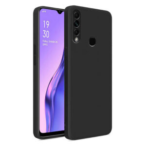 OPPO A31, OPPO A8 Black Silicon Case - Image 1