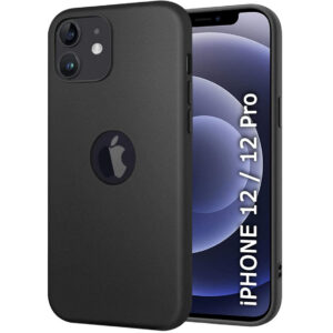 APPLE IPHONE 12 PRO Black Silicon Case - Image 1