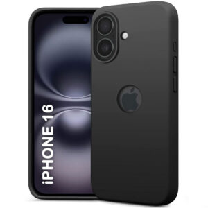 APPLE IPHONE 16 Black Silicon Case - Image 1