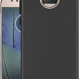 MOTOROLA MOTO G5S PLUS Black Silicon Case - Image 1