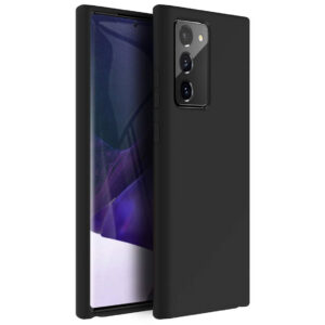 SAMSUNG GALAXY NOTE 20 Black Silicon Case - Image 1
