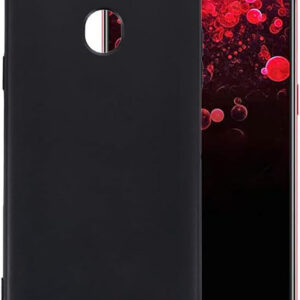 OPPO F7 Black Silicon Case - Image 1