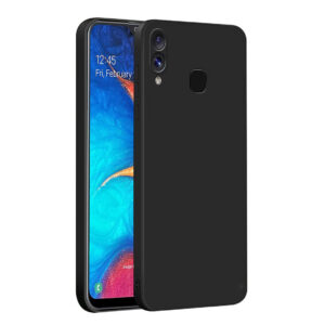 SAMSUNG GALAXY A30, SAMSUNG GALAXY A20, SAMSUNG GALAXY M10S Black Silicon Case - Image 1