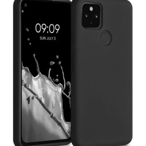 GOOGLE PIXEL 5 5G Black Silicon Case - Image 1