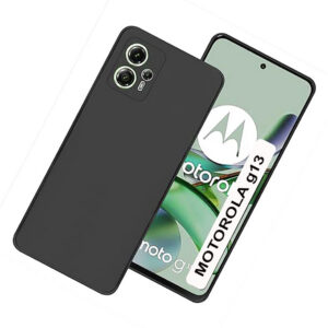 MOTOROLA G13 Black Silicon Case - Image 1