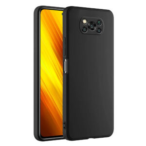 POCO X3, POCO X3 PRO Black Silicon Case - Image 1
