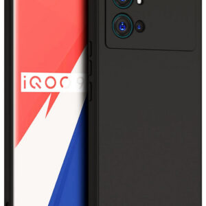 IQOO 9 PRO 5G Black Silicon Case - Image 1