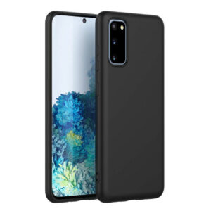 SAMSUNG GALAXY S20 Black Silicon Case - Image 1