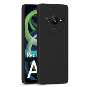 XIAOMI REDMI A3, XIAOMI REDMI A3X, POCO C61 Black Silicon Case - Image 1