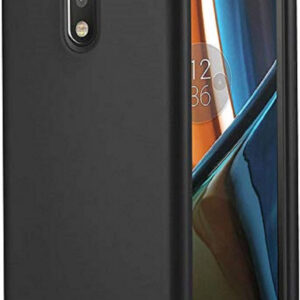 MOTOROLA MOTO G4 PLUS Black Silicon Case - Image 1