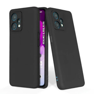 REALME NARZO 50 PRO Black Silicon Case - Image 1