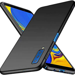 SAMSUNG GALAXY A7 (2018) Black Silicon Case - Image 1