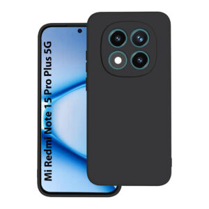 XIAOMI REDMI NOTE PRO PLUS 5G Black Silicon Case - Image 1